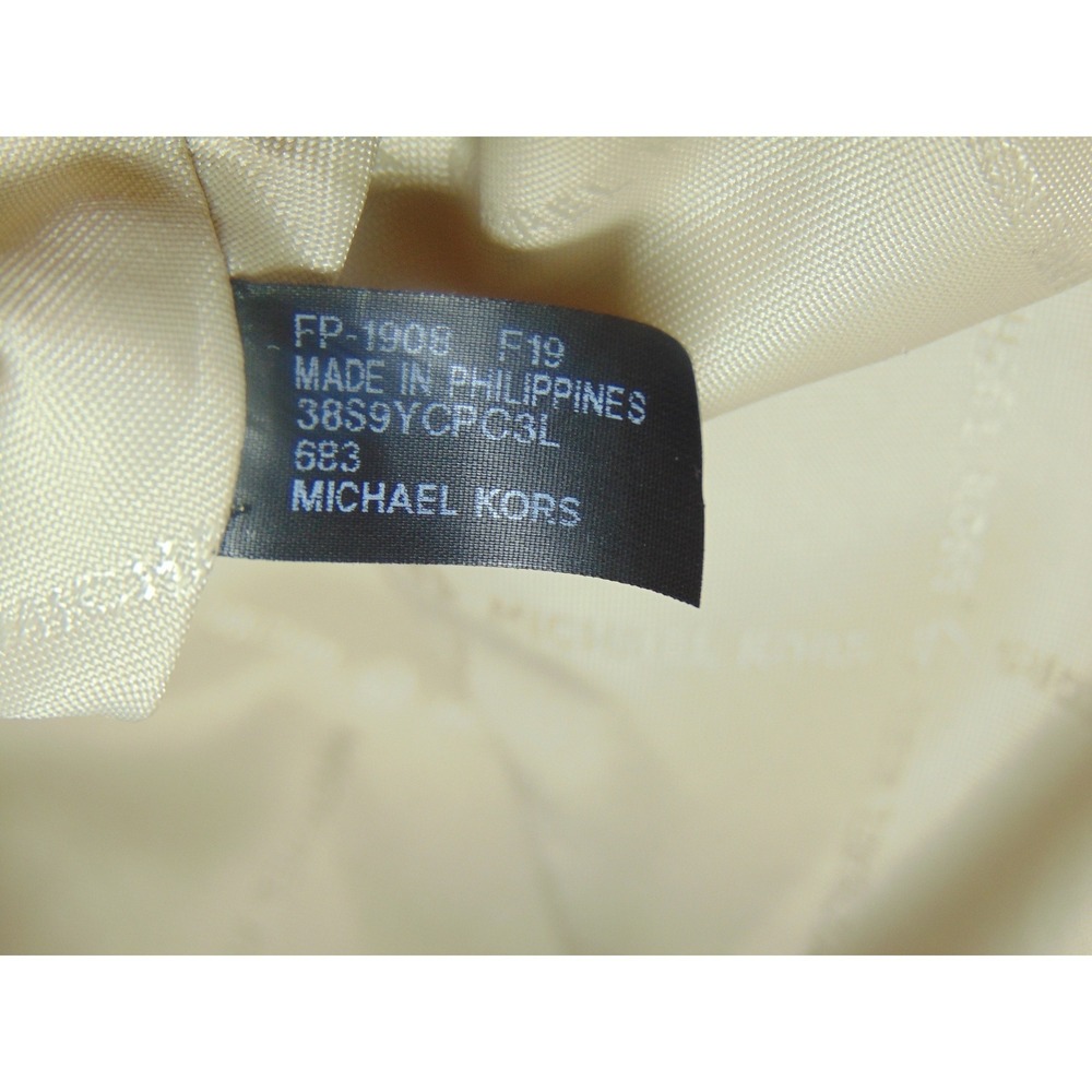 Michael Kors Cindy Dome Crossbody Red Saffiano Leather 38S9YCP03L Gold Chain - Picture 3 of 14